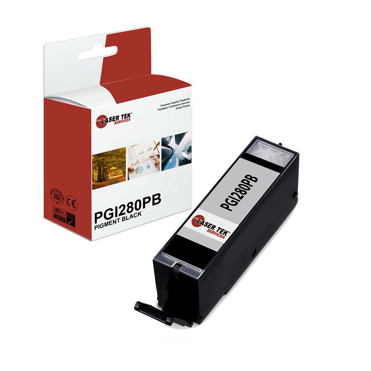 LTS PGI280PGBK Pigment Black HY Compatible for Canon Pixma TR7520 TR8520 Ink