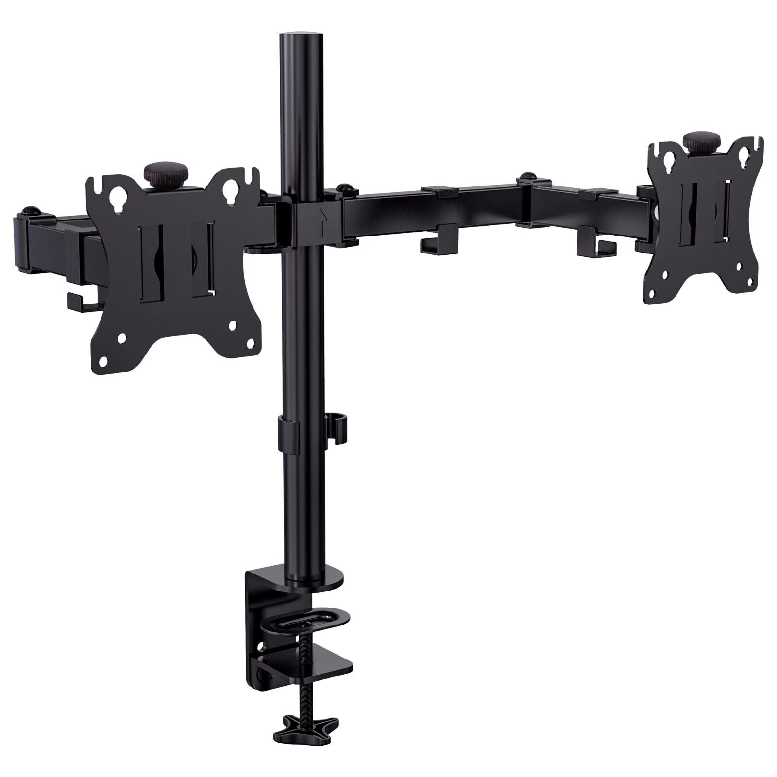 JUICEUP Dual Monitor Stand Mount, Adjustable Full Motion, 13 – 27 inch Screen