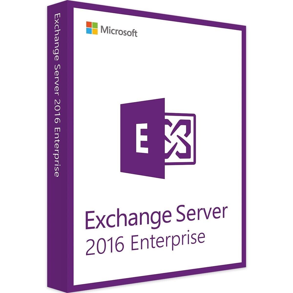 Microsoft Exchange Server 2016 Enterprise w Retail 100 CALs, New, Multilanguage