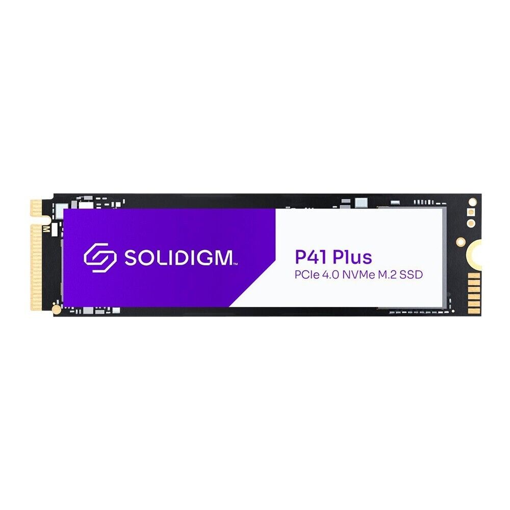 Solidigm P41 Plus 2TB M.2 2280 PCIe GEN 4 NVMe 4.0 x4 Internal Solid State Drive