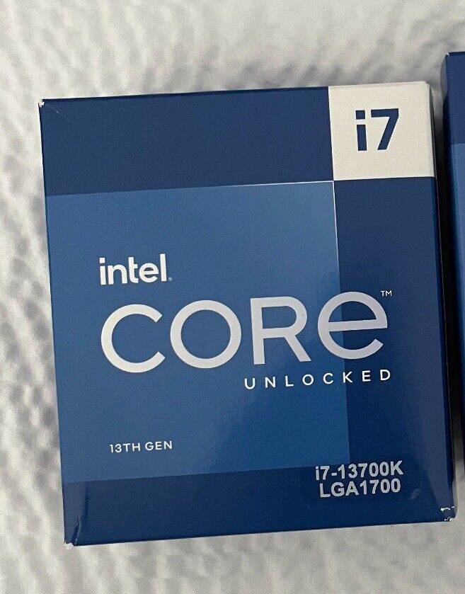 Intel Core i7-13700K Processor 13th gen - NEW Sealed Box - BX8071513700K