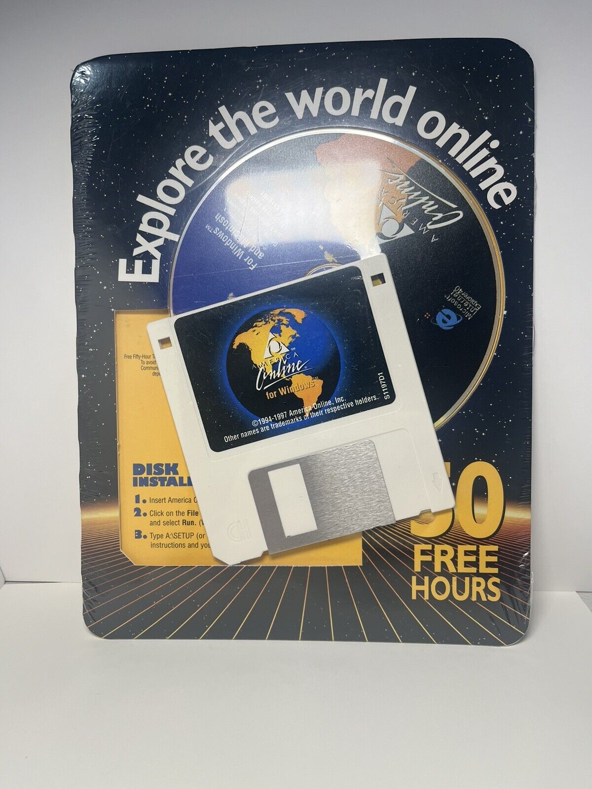 Vintage America Online For Windows & Macintosh (1994-97) (Sealed)
