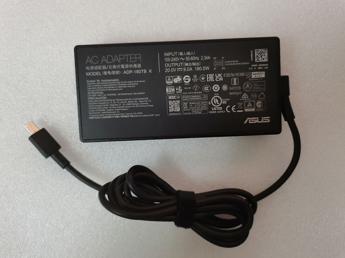 New Original Asus 180W 20V 9A AC adapter ADP-180TB K 0A001-00266400 Charger Cord