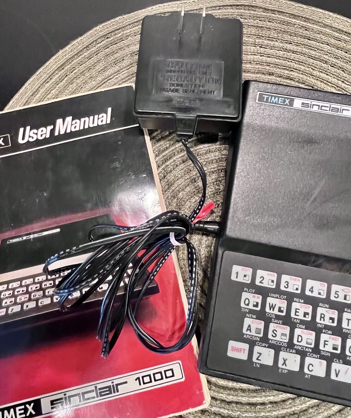 Vintage Timex Sinclair 1000 Home Computer Manuals 16K RAM Untested
