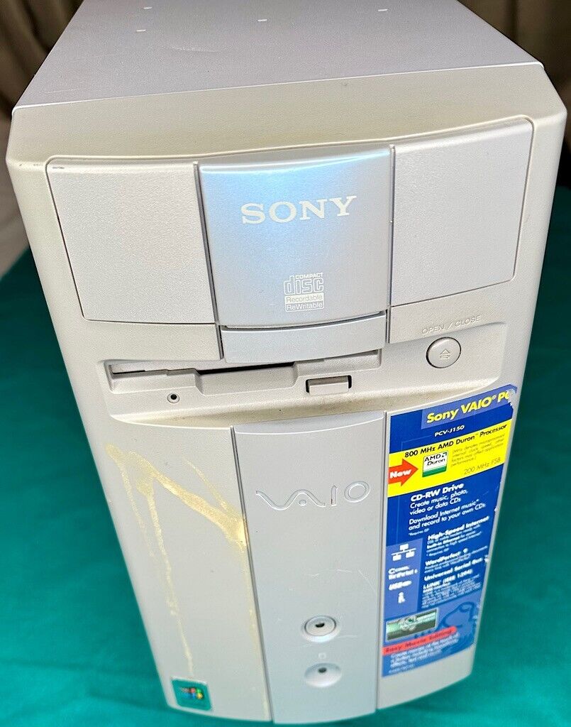 Sony Vaio PCV-J150, 800MHz AMD Duron