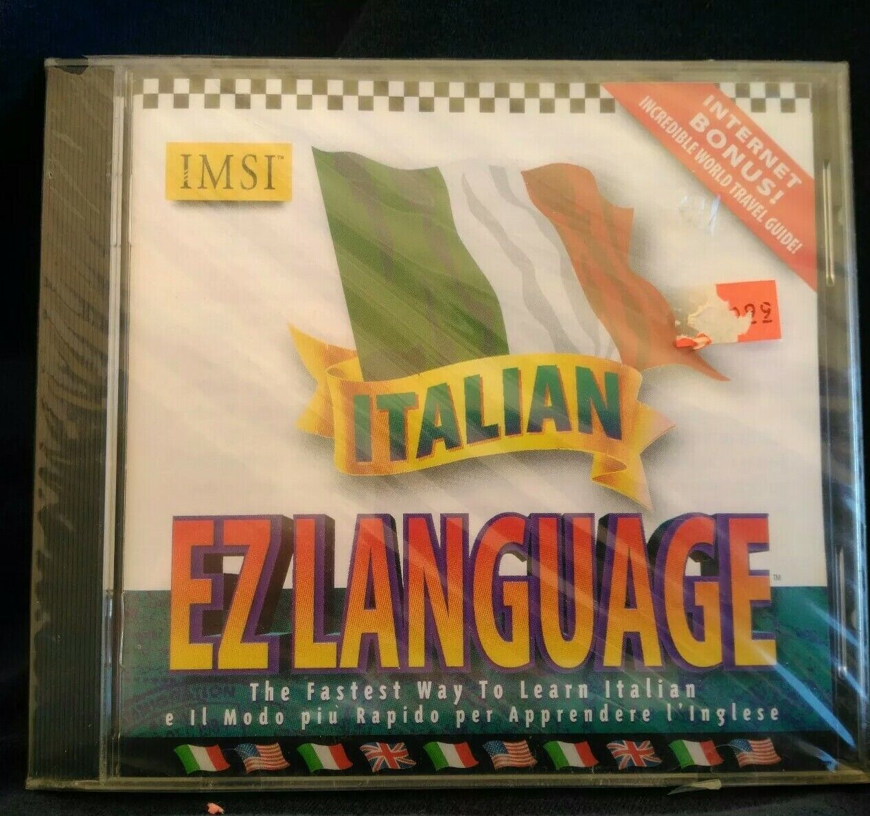 IMSI Italian EZ Language CD-ROM learn Italian 1996 NEW