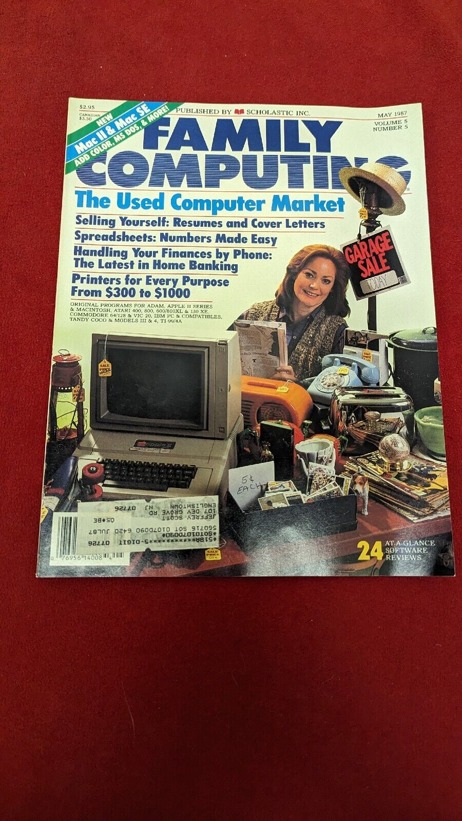 May 1987 Family Computing Magazine Used Computer Market Volume 5 Number 5