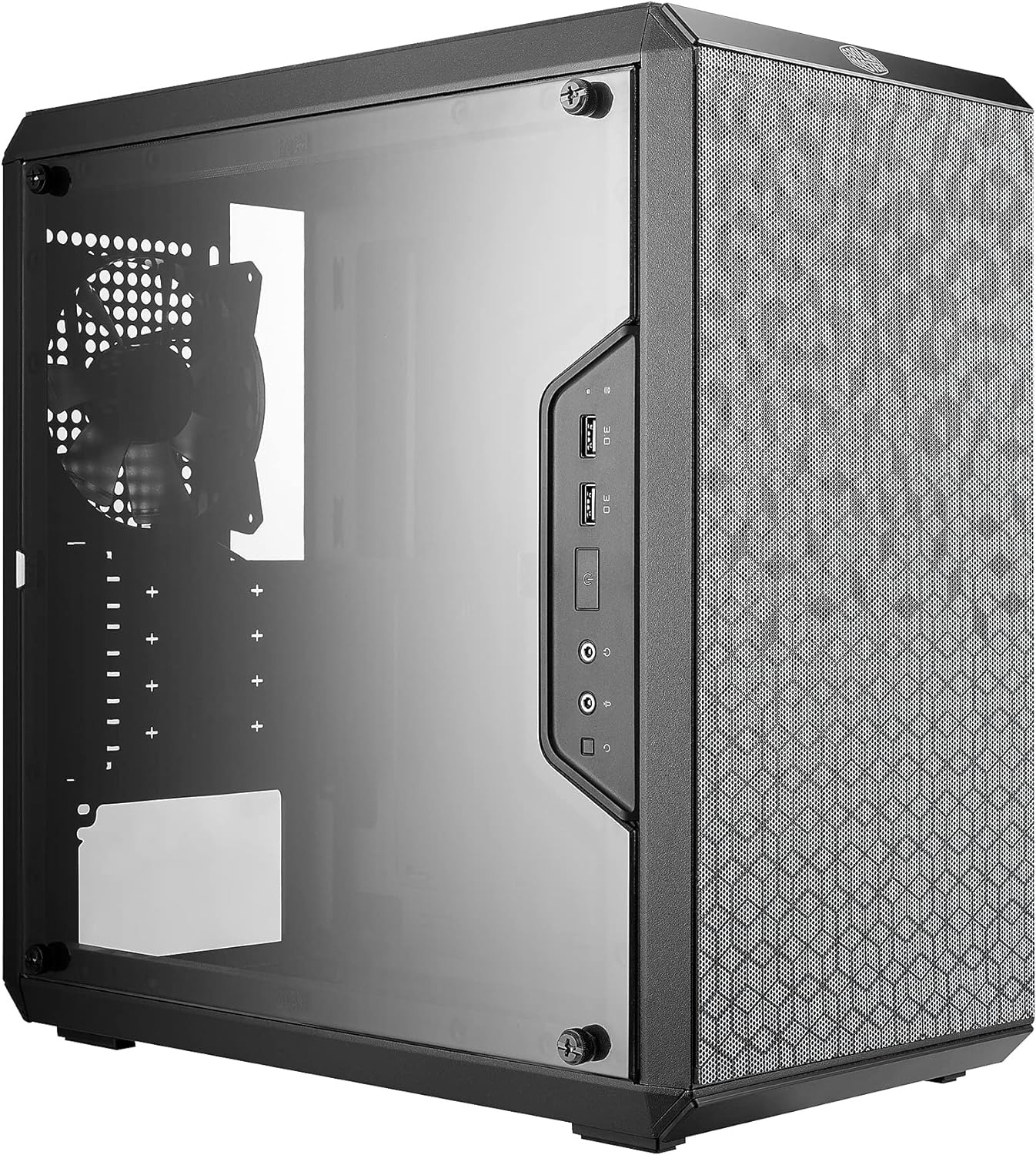 Cooler Master Masterbox Q300L Micro-Atx Tower with Magnetic Design Dust Filter,