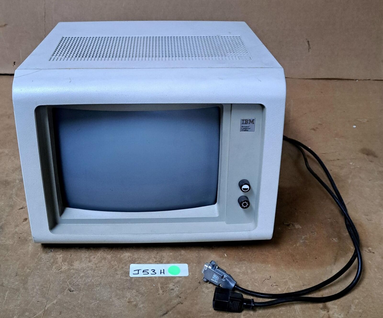 RARE IBM 5151 5151001 COMPUTER MONITOR TESTED AND WORKING   H