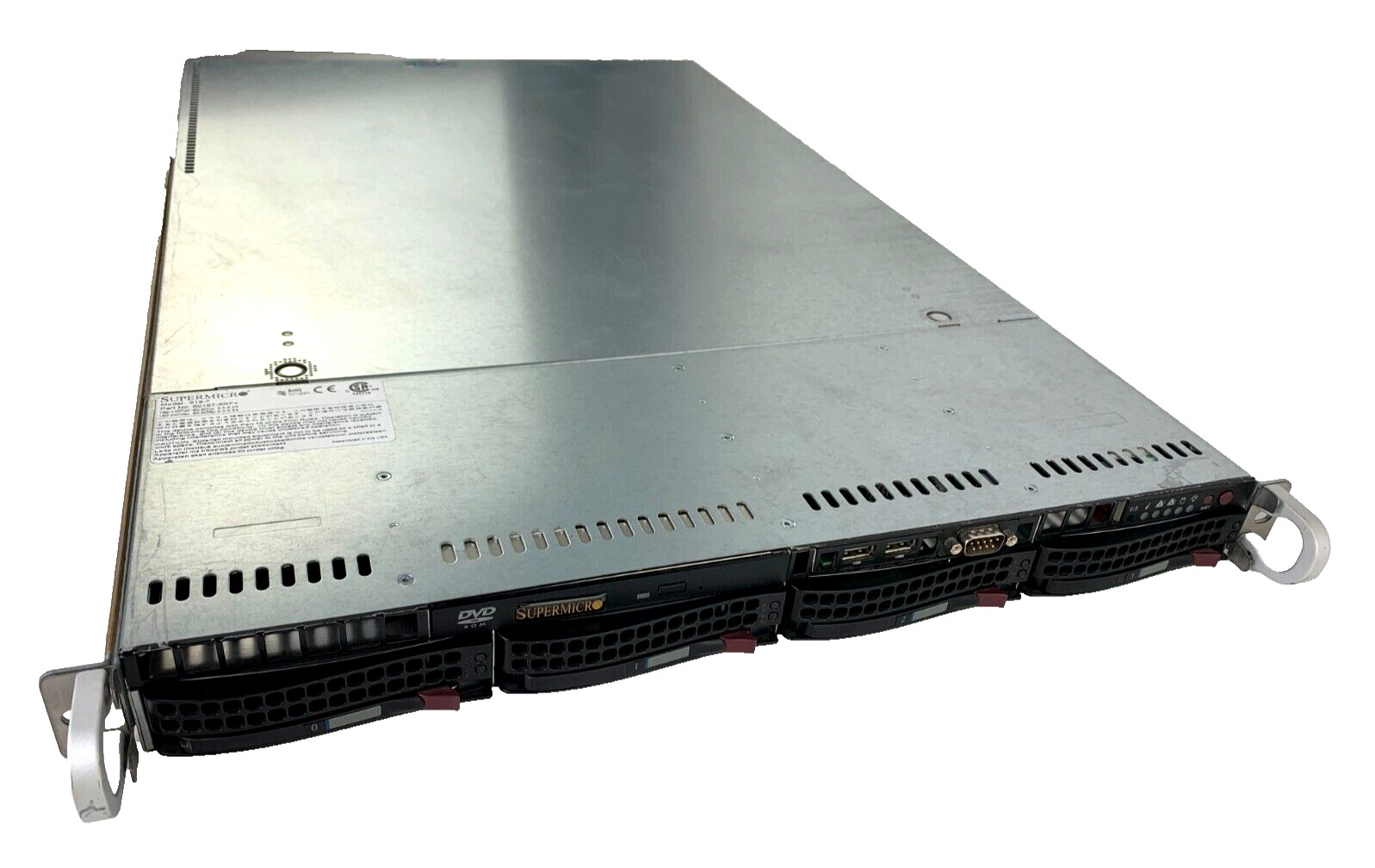 SUPERMICRO 1U SuperServer 96GB DDR3 x2 Xeon X5650 2.67GHz, 6016T-6RF+, 819-7