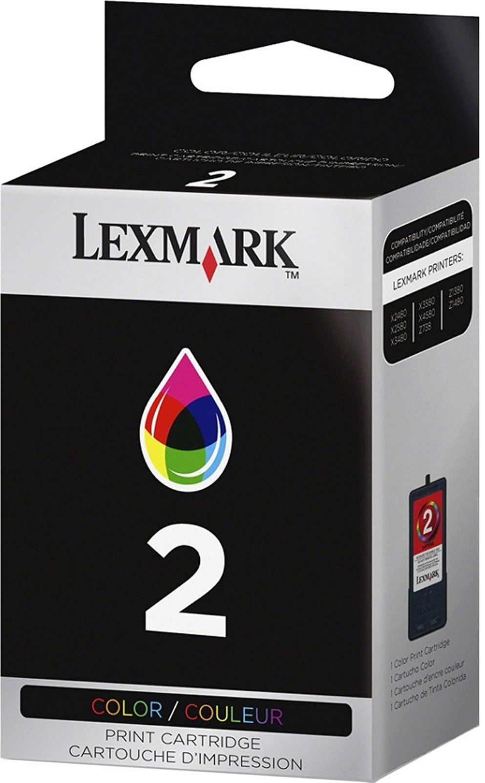 New Genuine Lexmark 2 Ink Cartridge Z Series Z1380 Z1480 X Series X2480 X2580