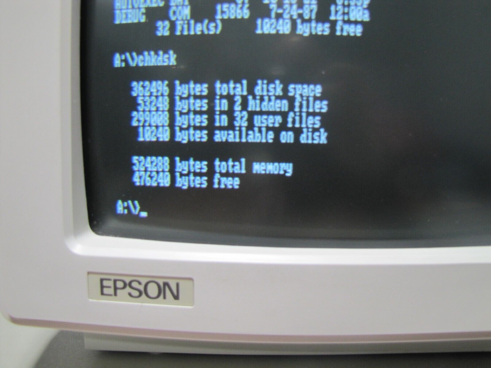 Vintage IBM PC Computer 5150 Model B 512KB with AST SixPack Plus memory I/O Card