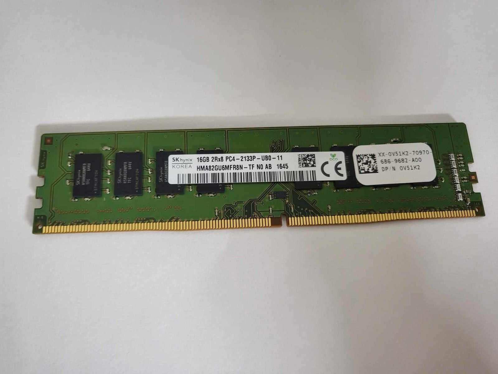 GENUINE DELL Desktop Memory RAM 16GB DDR4-2133 PC4-17000 DIMM P/N V51K2