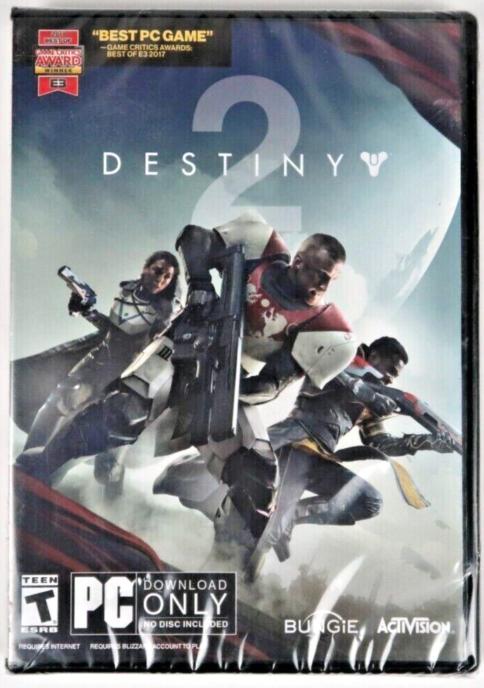 Destiny 2 (PC: Windows, 2017) New Sealed PC Game