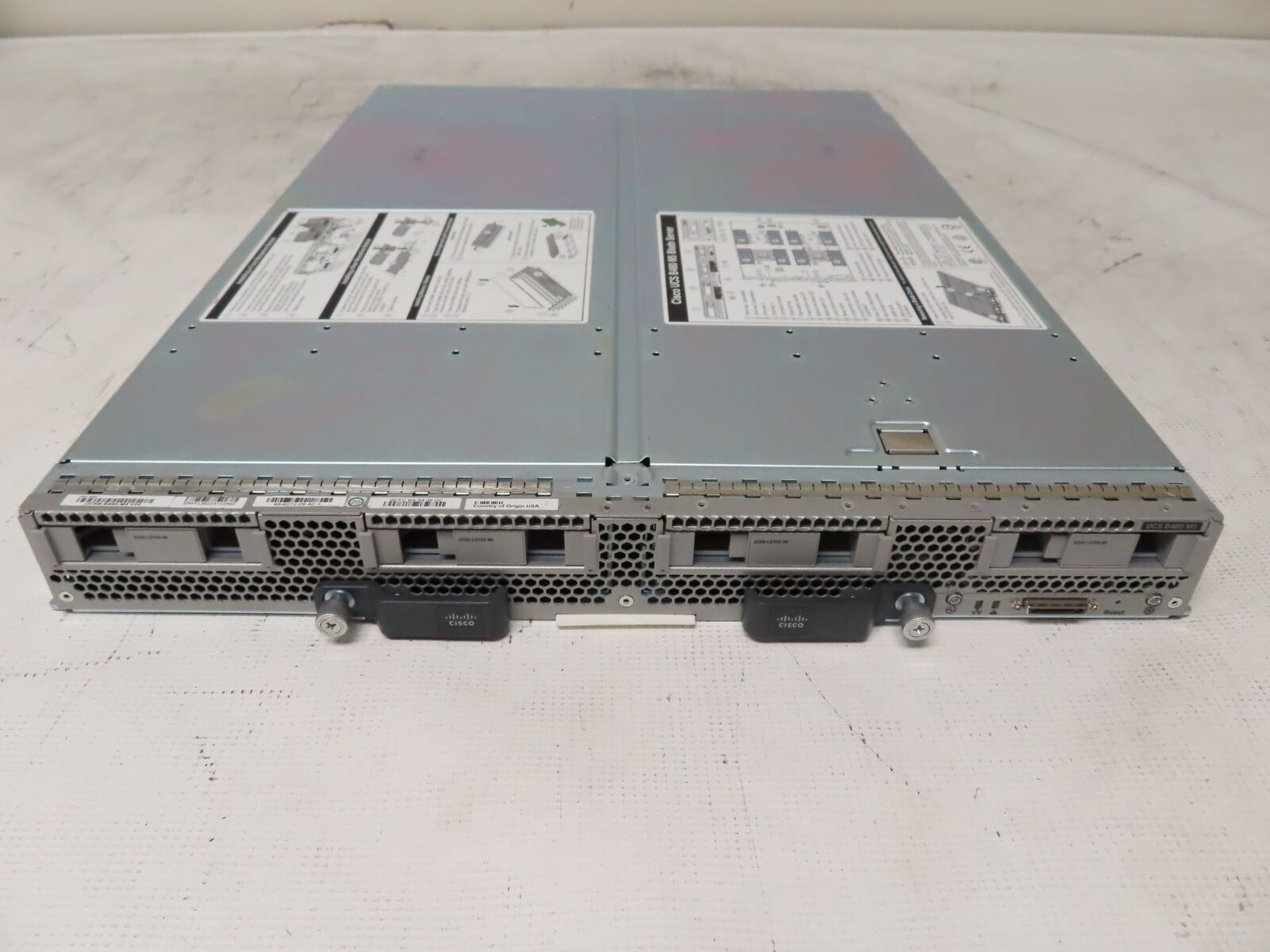 Cisco UCS B480 M5 DDR4 Server Blade 4x Xeon Gold 6136 3.0ghz 12-Core CPUs