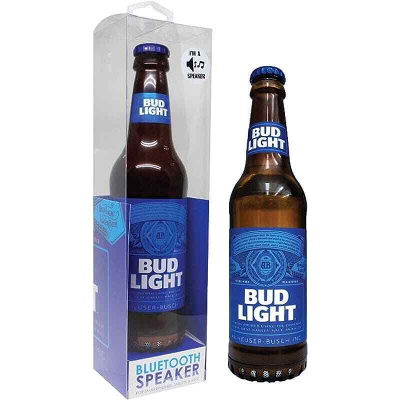 Bud Light Beer Bluetooth Bottle  Portable Wireless Speaker