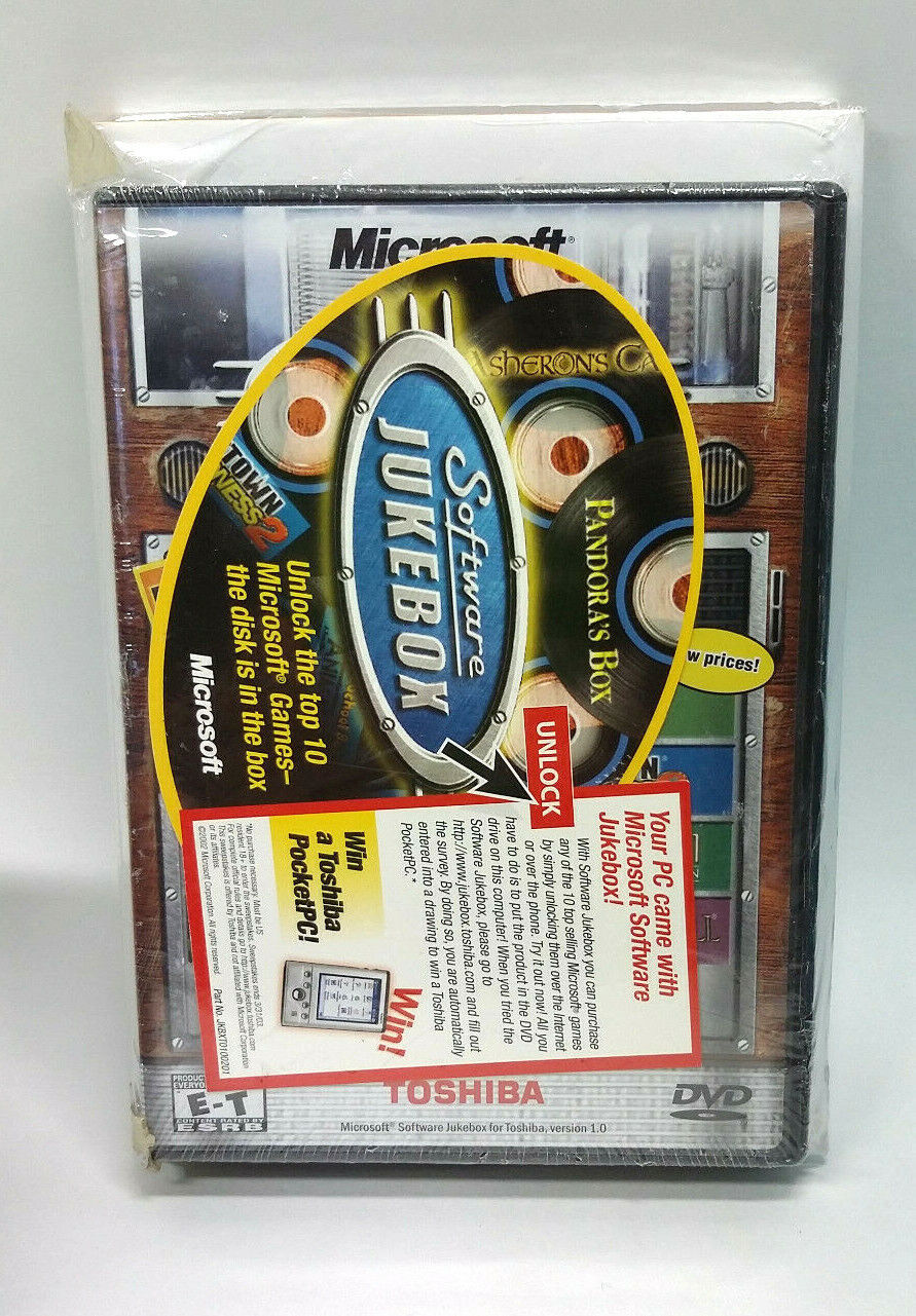 Microsoft Software Jukebox for Toshiba Version 1.0 PC Plus More 2002 (READ) NEW