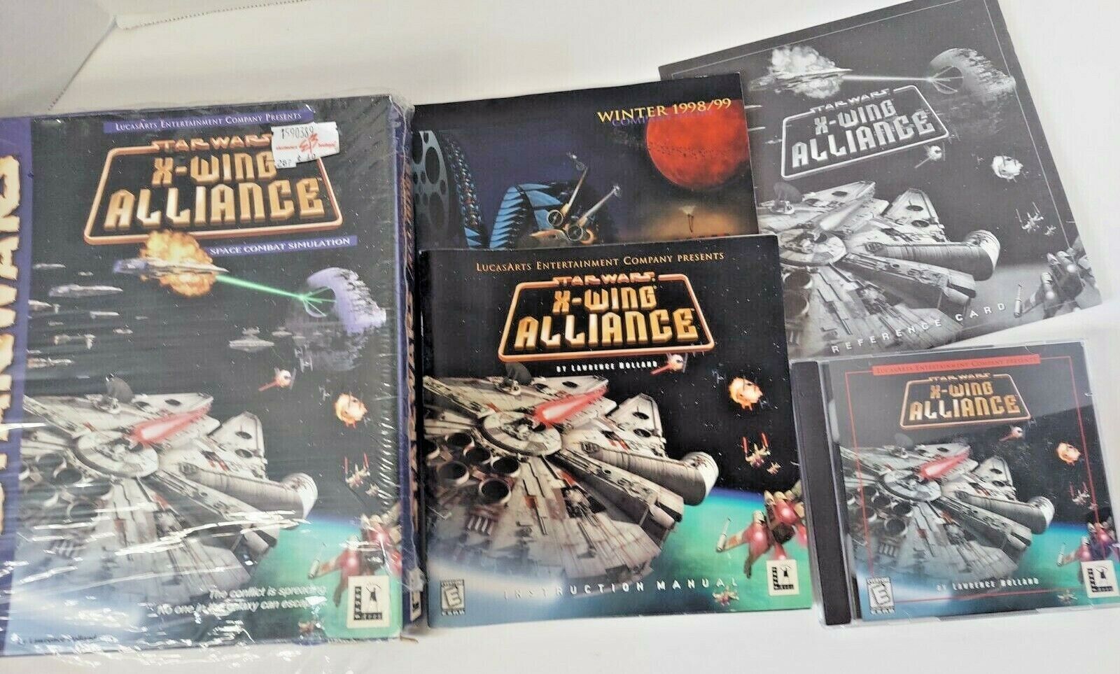 Big Box PC Game Star Wars X-Wing Alliance 1998 Complete (Computer) Lucas Arts