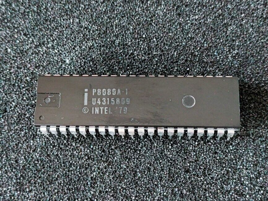 Vintage Rare Intel P8080A-1  + Decorative Frame
