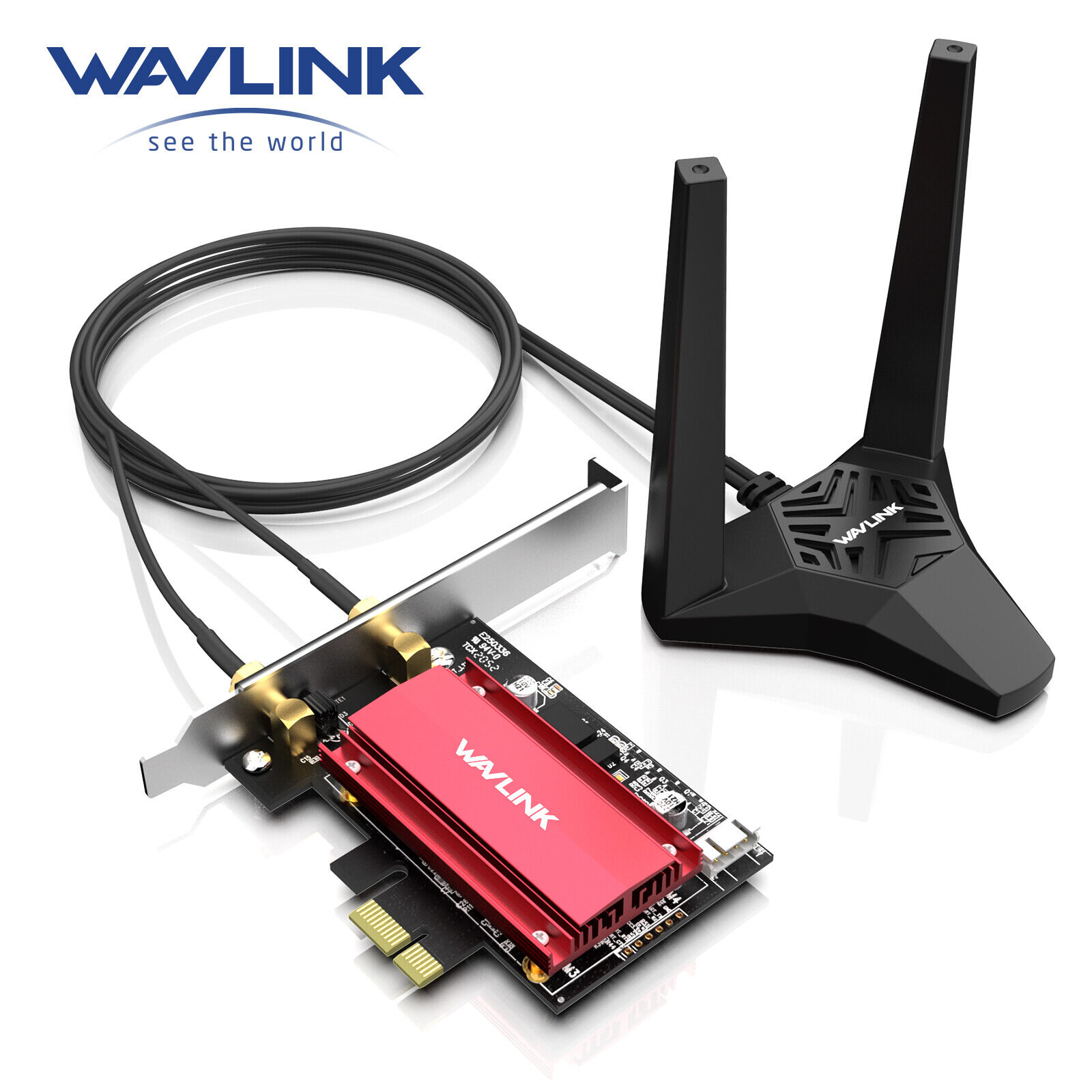 AX3000 WiFi 6E PCIe WiFi Card Tri-Band PCIe Network Card Bluetooth 5.2 Adapter