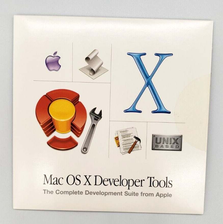 New Sealed Apple Macintosh December 2001 Mac OS X Developer Tools for v10.1+