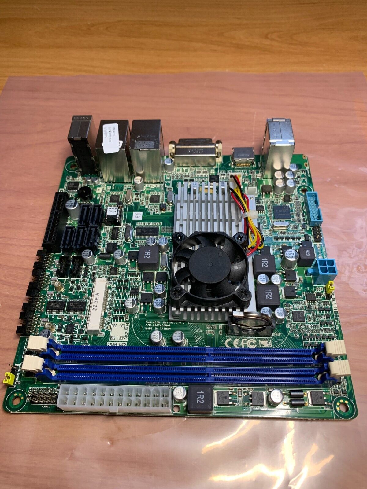 AAEON EMB-A50M Mini-ITX Embedded Motherboard w/ Onboard AMD Fusion APU Processor