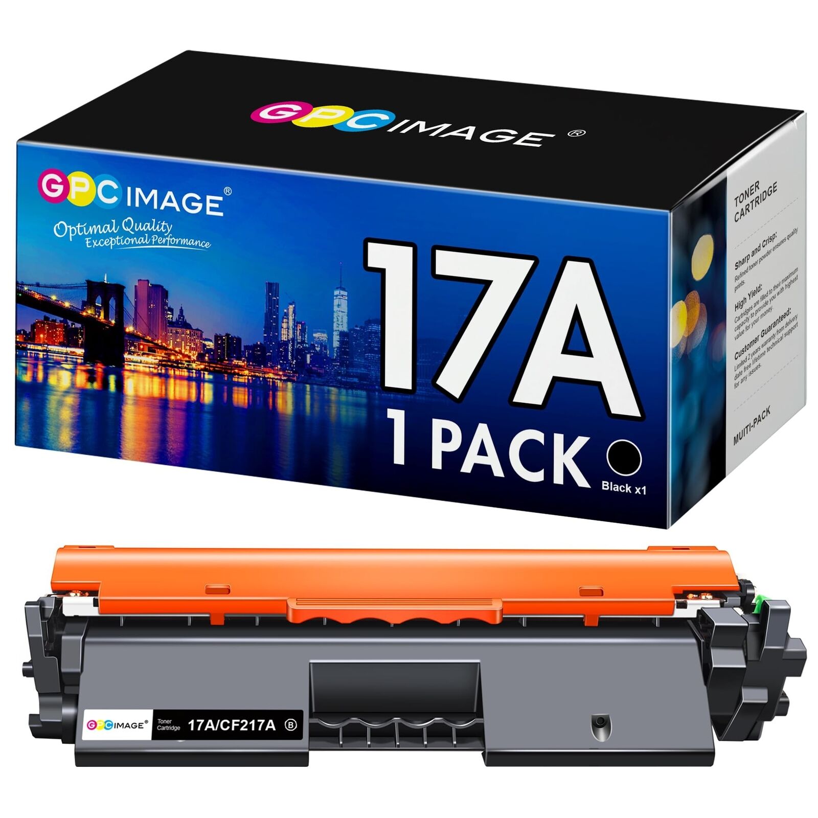 GPC Image Compatible Toner Cartridge Replacement for HP 17A CF217A Toner Comp...