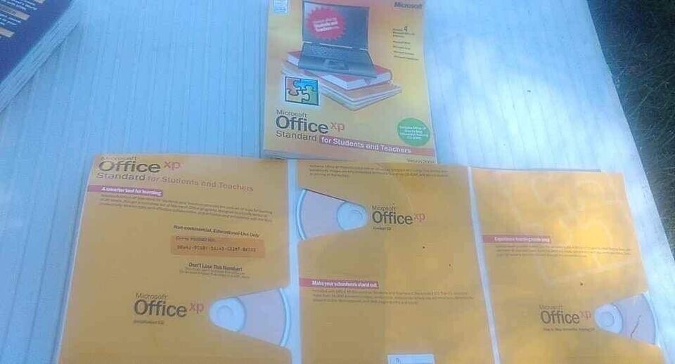 vintage microsoft office xp standard for students and teachers