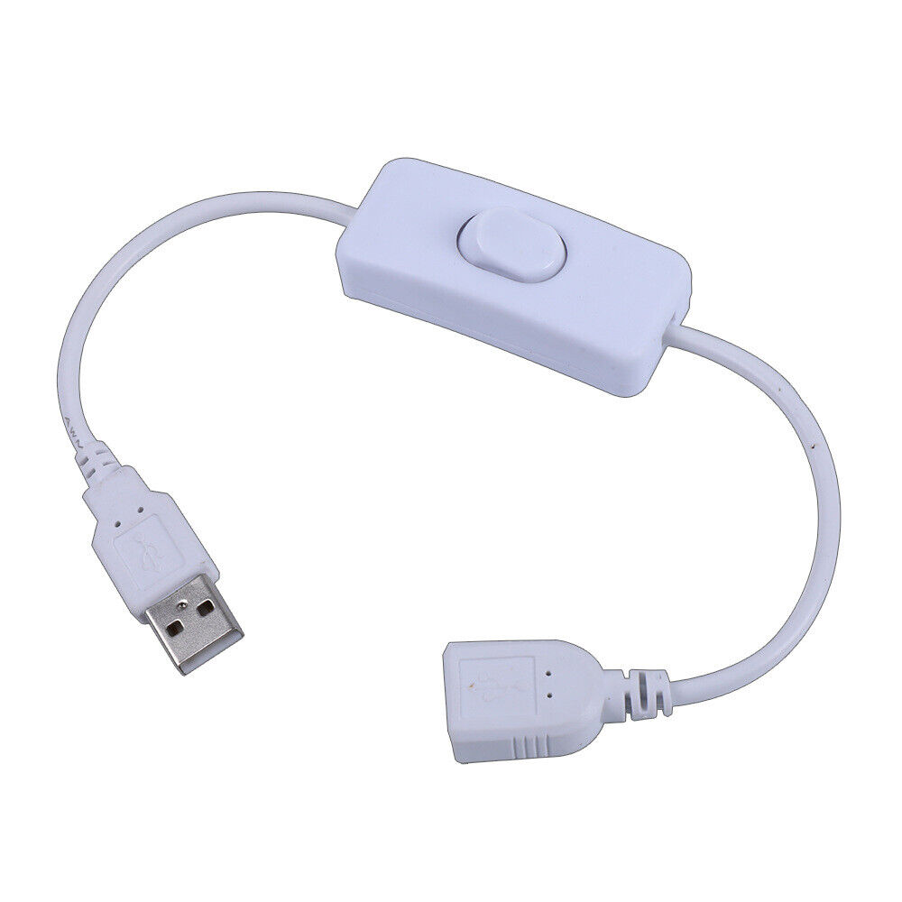 Hot selling USB cable plug to female switch cable, toggle LED light power lead