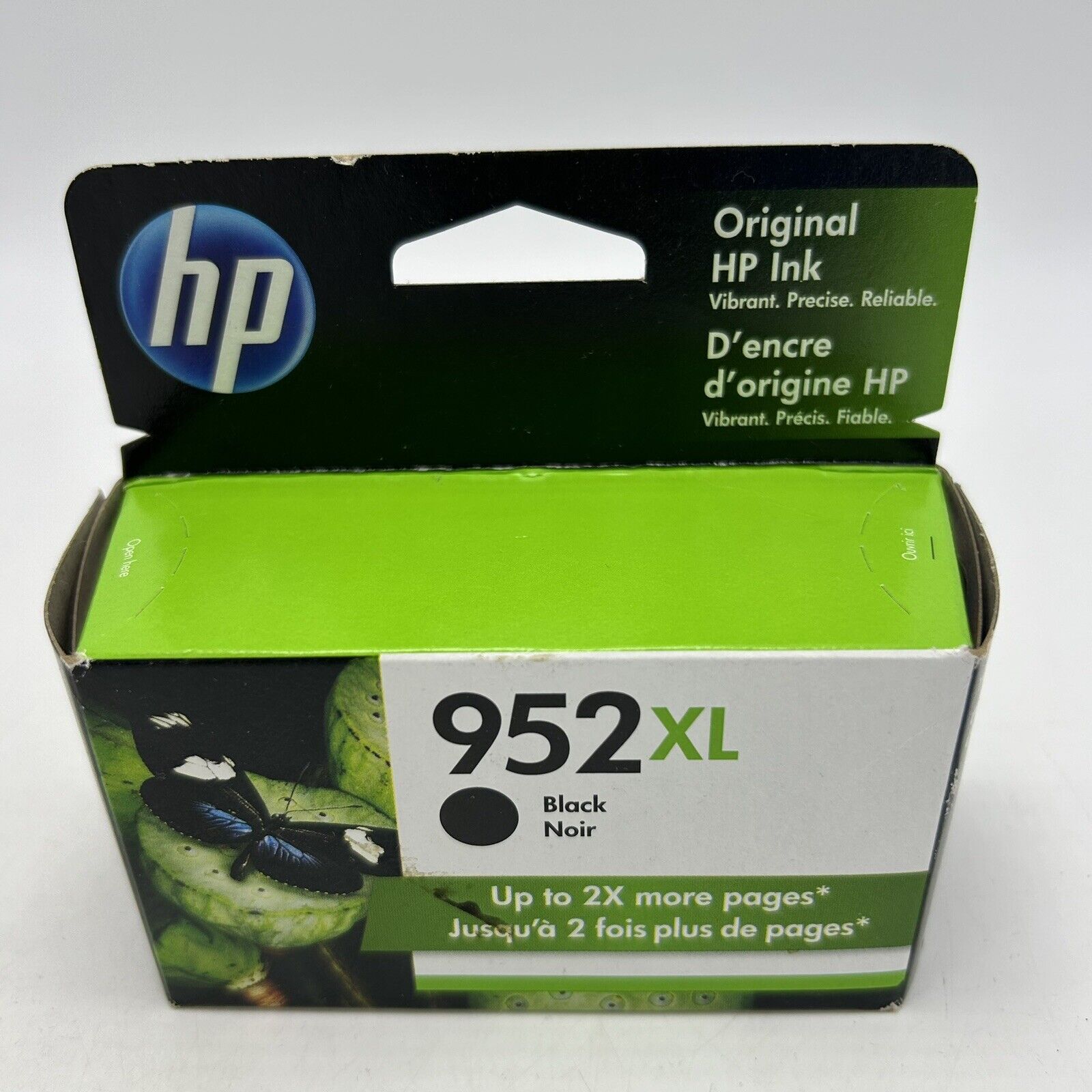 HP 952XL Black Ink F6U19AN Cartridge New 952 XL Geniune Exp May 2022