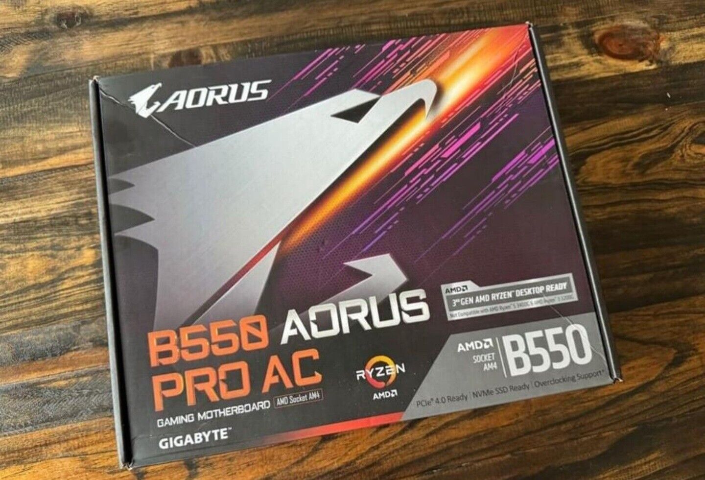 Aorus B550 Pro AC AMD Socket AM4 Gigabyte Motherboard