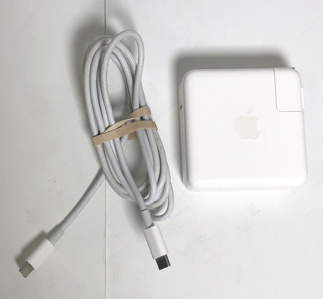 Genuine Apple A1947 61W USB-C Power Adapter with Cable AP37 TESTED Official OEM