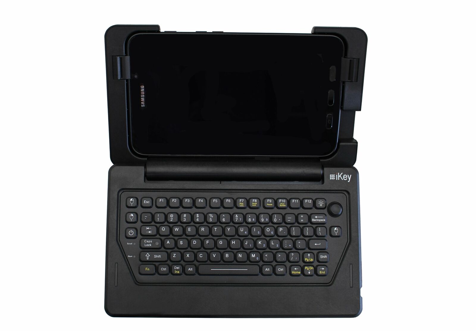 iKey IK-SAM-AT Snap-On Rugged Backlit Keyboard for Galaxy Tab Active2 Tablet