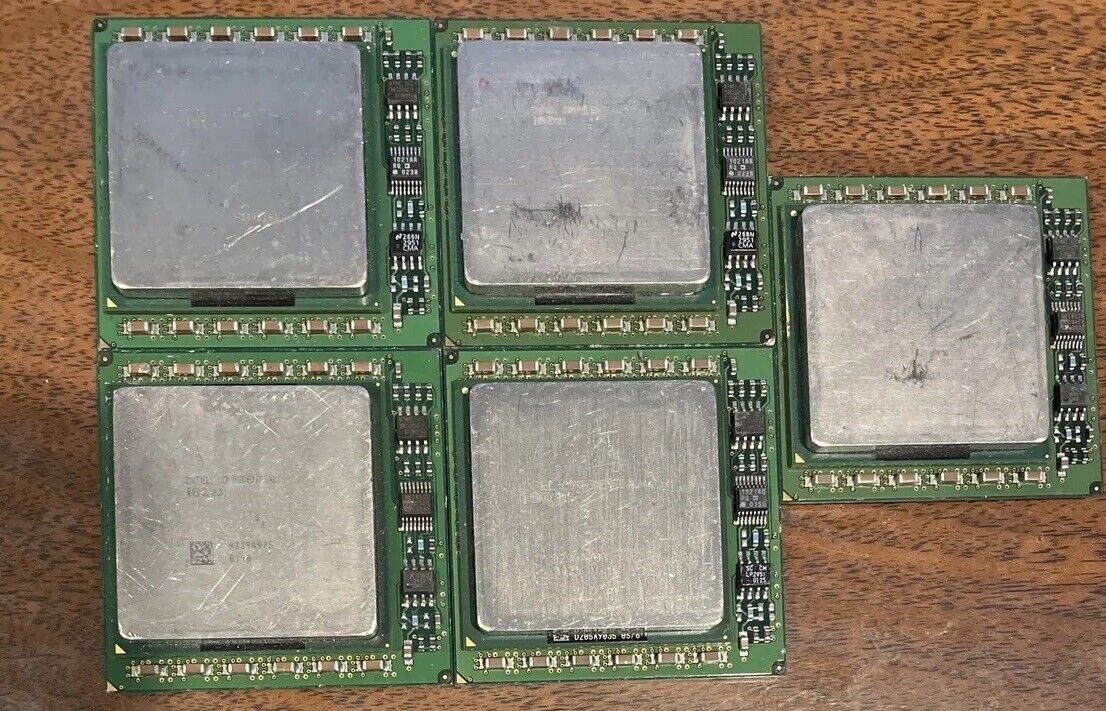 Lot of 5 - Vintage Intel Xeon Engineering Samples ES Qualifiers