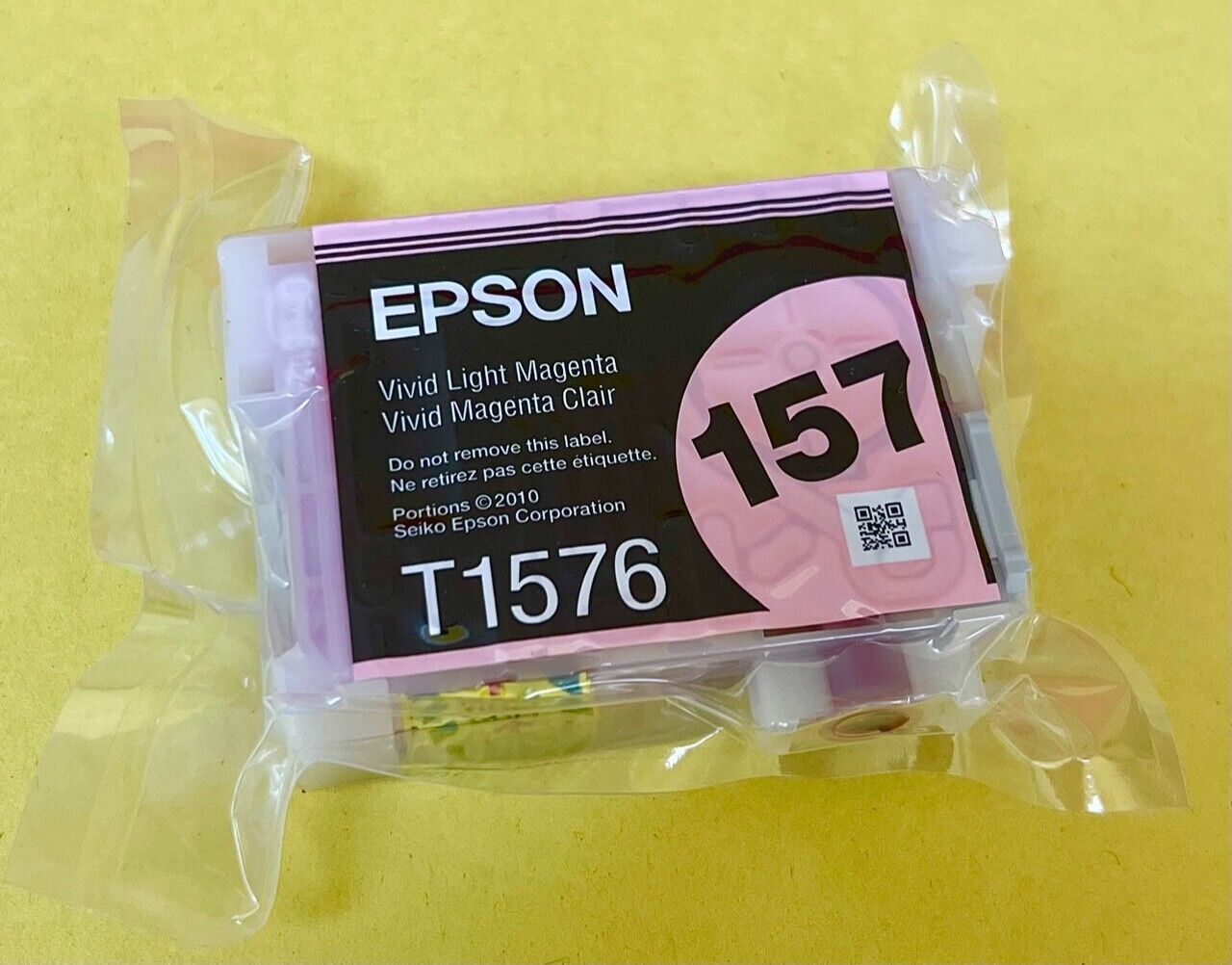 Genuine EPSON 157 Vivid Light Magenta INK CARTRIDGE Factory Sealed T1576