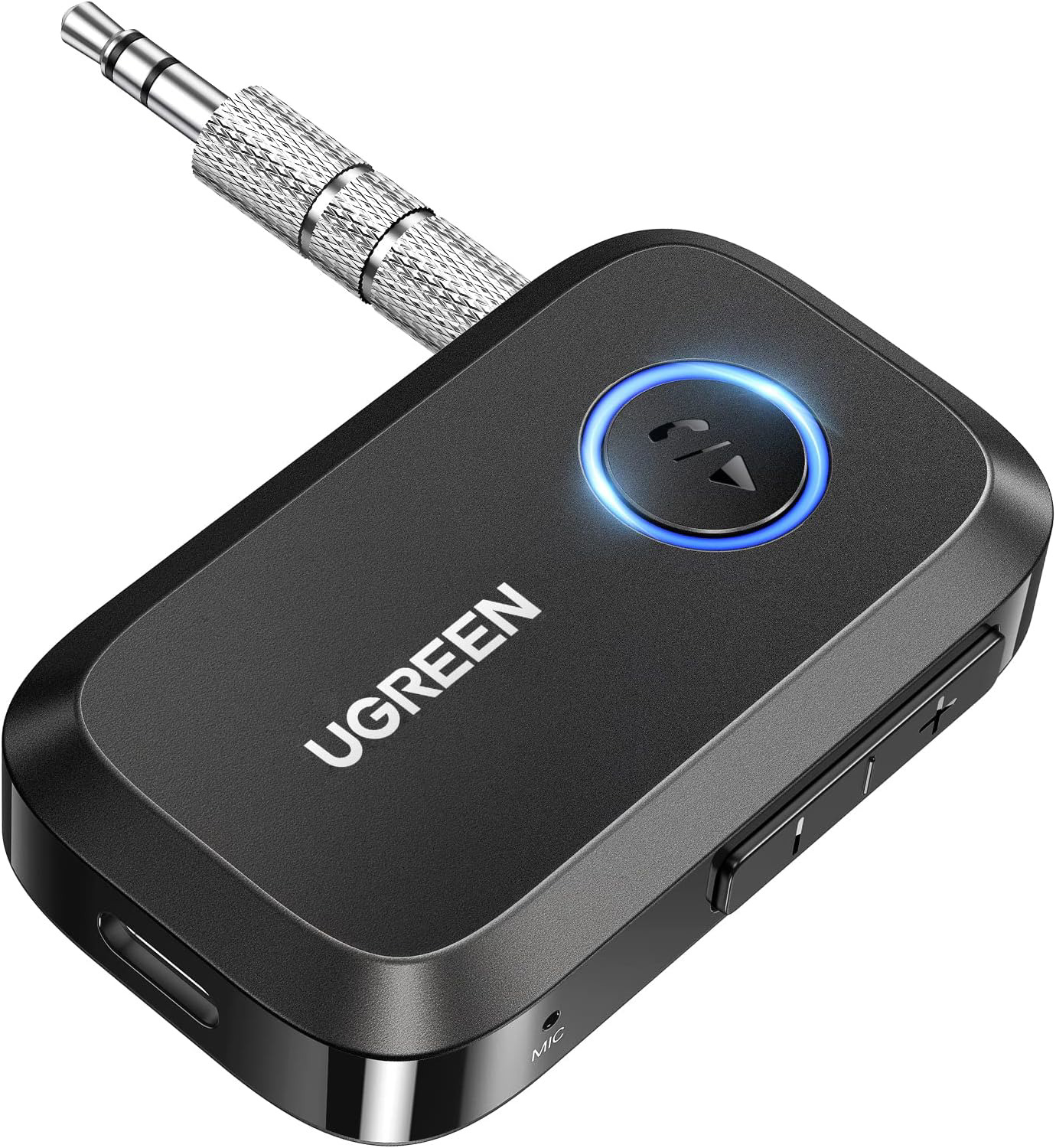 UGREEN 5.3 Aux Bluetooth Adapter for Car, [Greater Connection] 3.5mm, Wireless