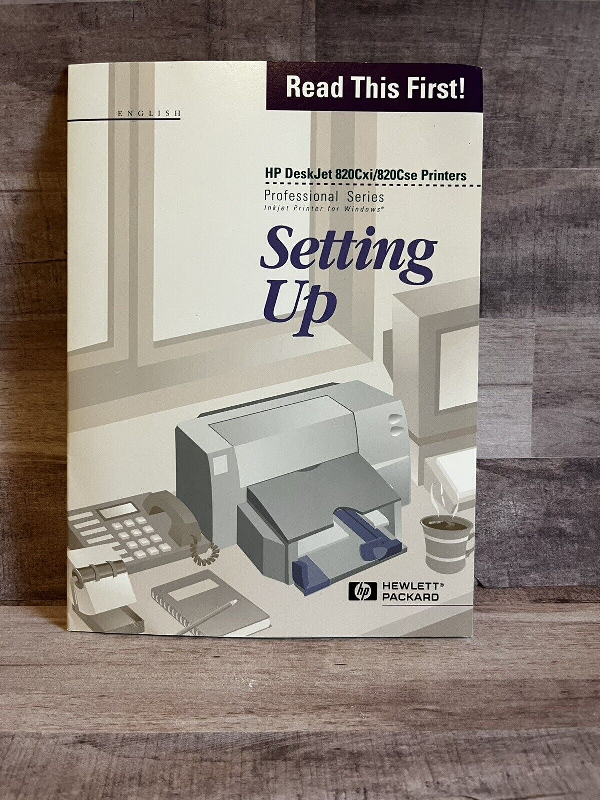 Vintage (1996) User’s Guide Manual: HP DESKJET 820CXI/820 CSE Printer
