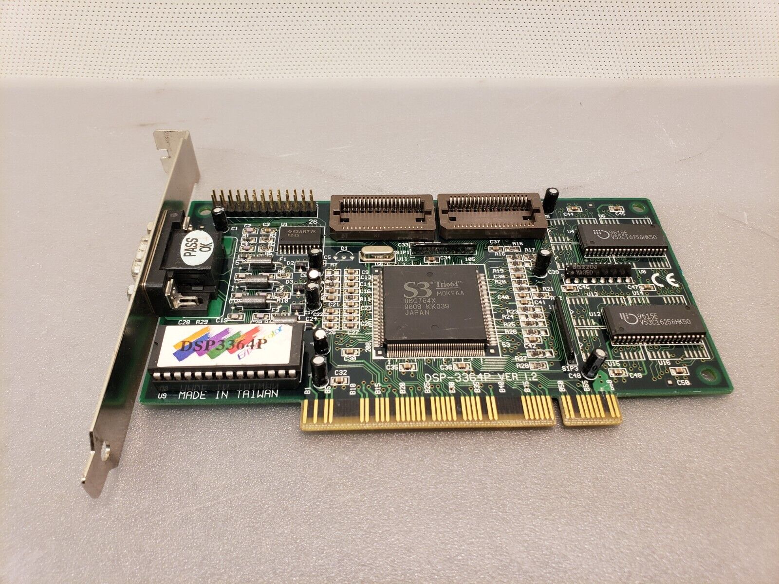 Vintage ExpertColor S3 Trio64 DSP-3364P PCI VGA 1MB Video Graphics Card Tested