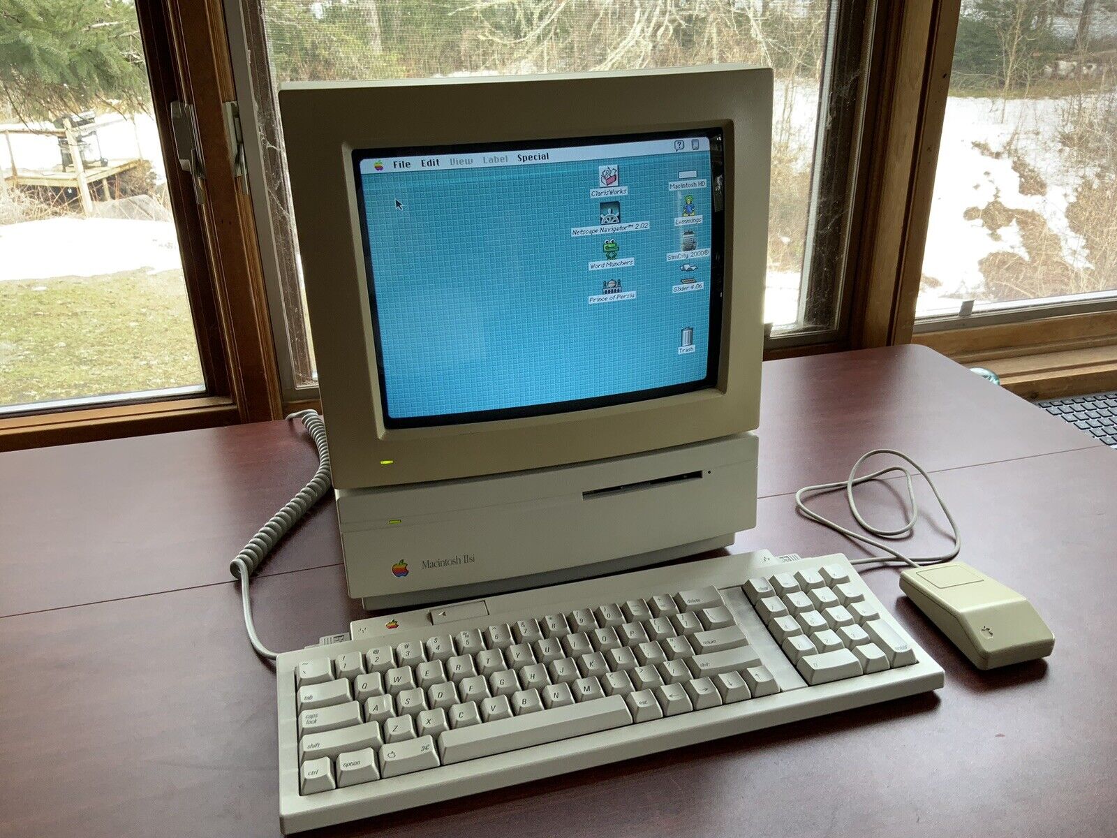 Great Condition RESTORED Vintage Retro Apple Macintosh IIsi w/Games + Ethernet