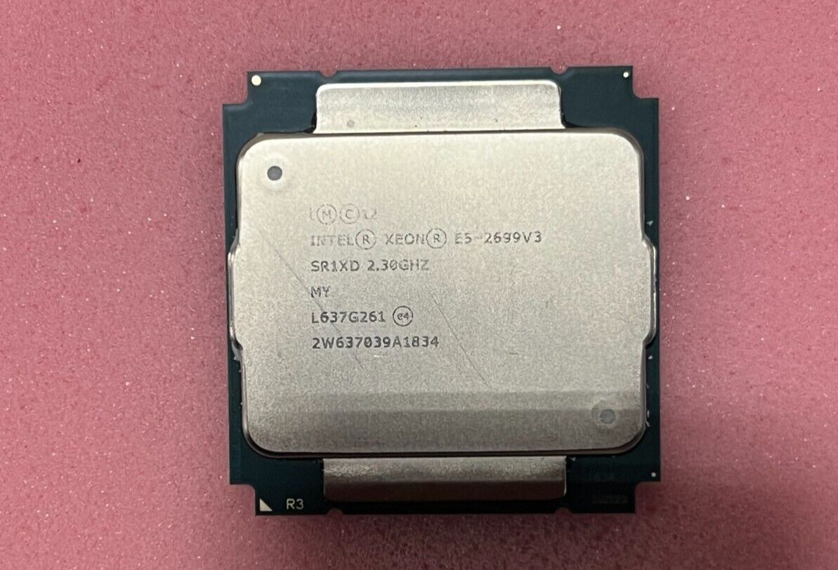 Intel Xeon E5-2699v3  2.30GHz 18-Core CPU / SR1XD (CID-53)