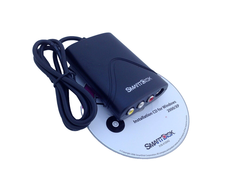 Audio Video USB adapter convert VHS tape to PC CD DVD for WIN XP or 2000 only