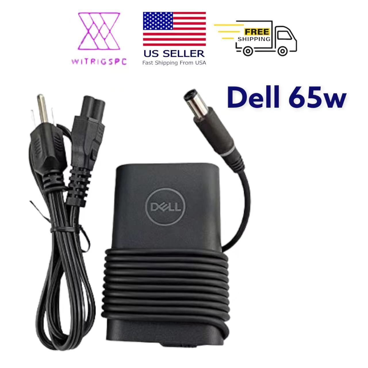LOT 10 OEM Dell 19.5V 3.34A 65W Power Supply Adapter Charger AC CORD LA65NM130