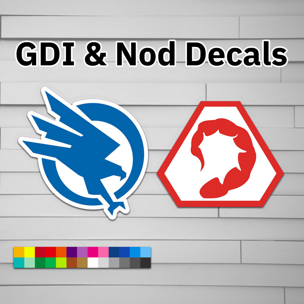 Command & Conquer GDI Brotherhood of NOD Decal (vinyl for Car laptop window tumb