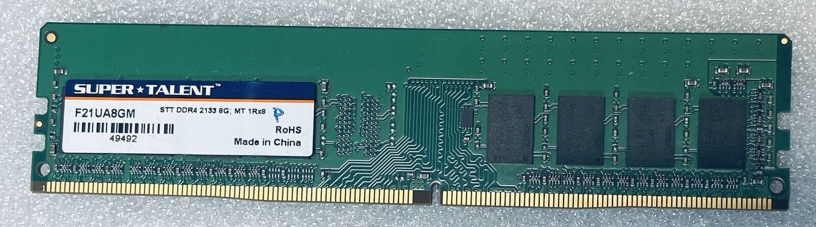Super Talent 8GB DDR4 PC4-2133 F21UA8GM Desktop RAM