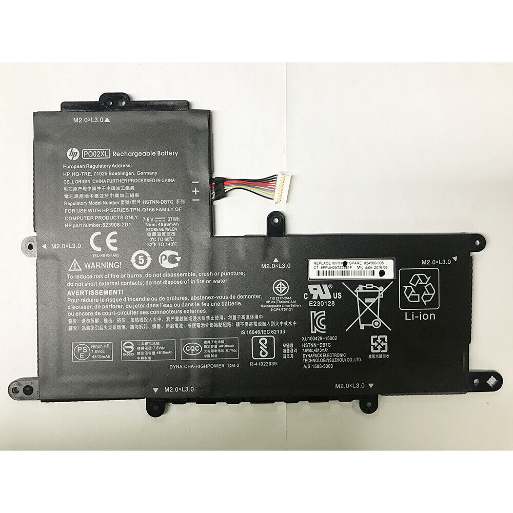Original PO02XL Battery For HP Stream 11-R010NR R014WM Y0205 HSTNN-DB7G TPN-Q166