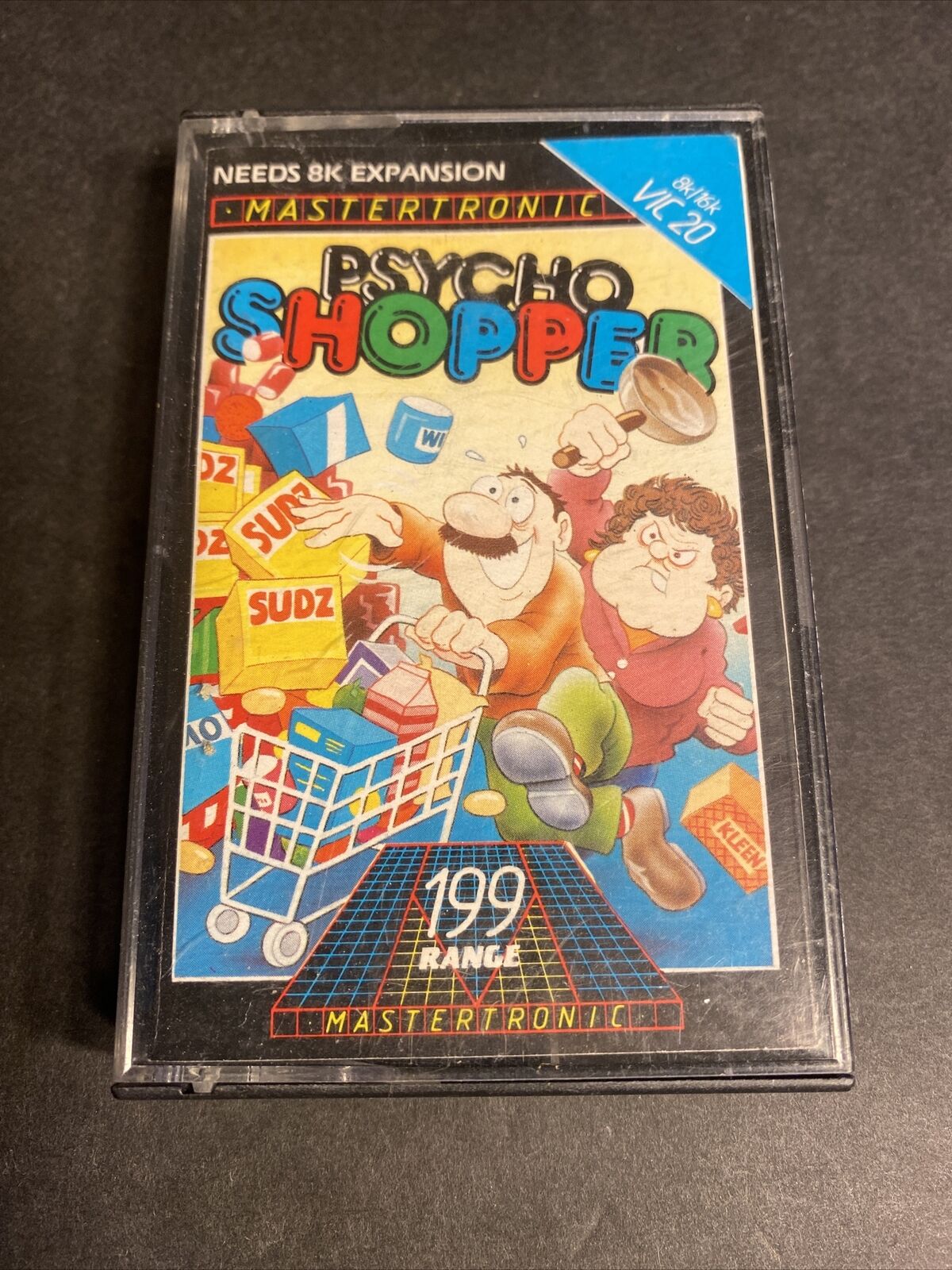 VIC-20 Psycho Shopper - Cassette Commodore Vic 20 Game