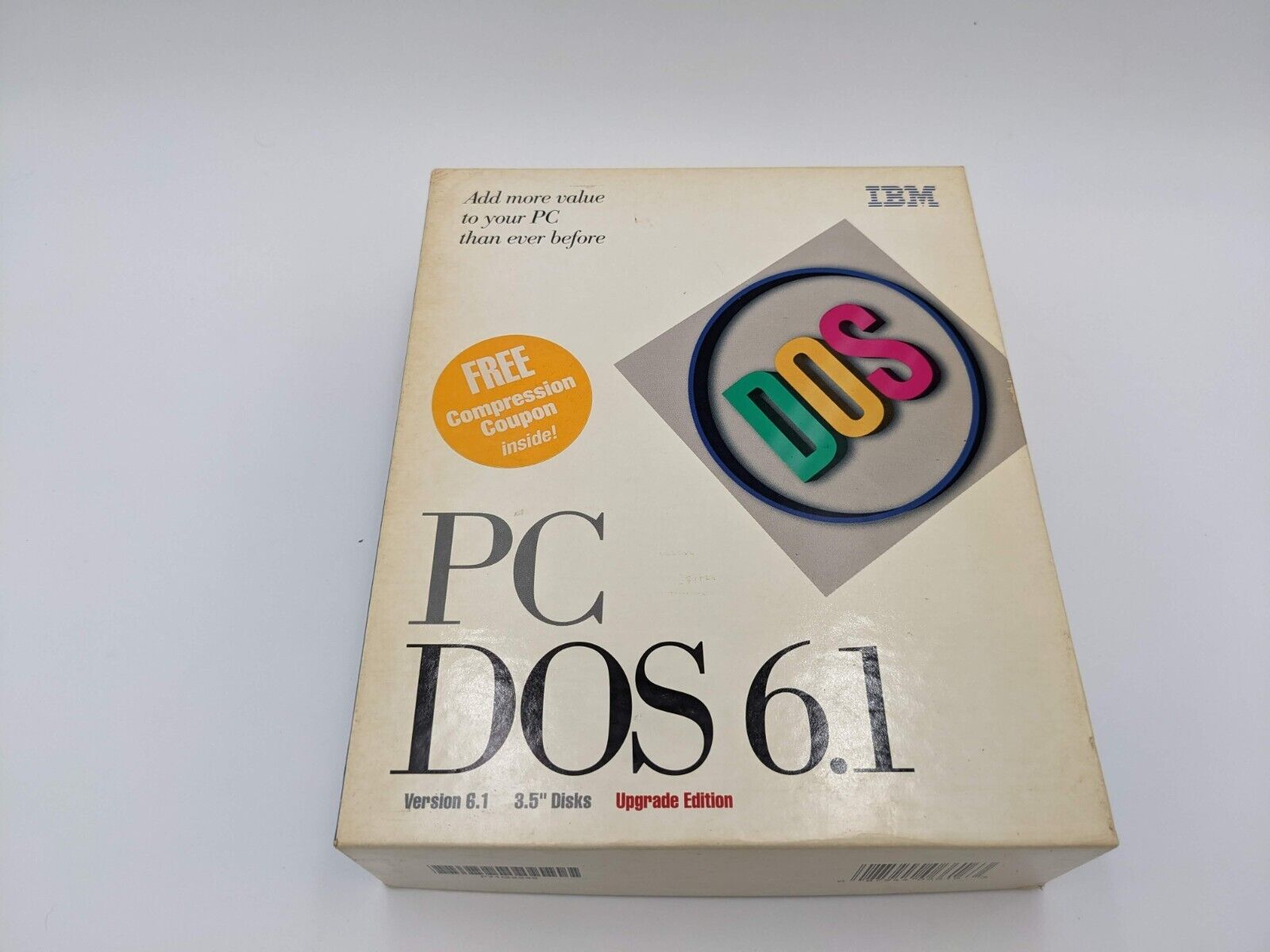 IBM PC DOS V 6.1 Upgrade Edition W/ Extra Disks Complete VGC