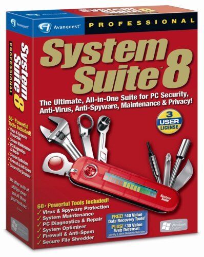 Open Box, Never Used, Fully Intact Avanquest System Suite 8 for Windows
