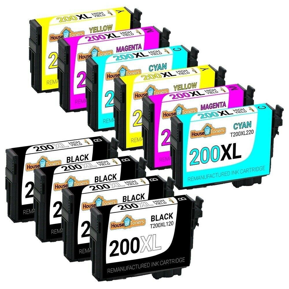 Lot for Epson 200XL Replaces for Expression XP-200 XP-300 XP-310 XP-400 XP-410
