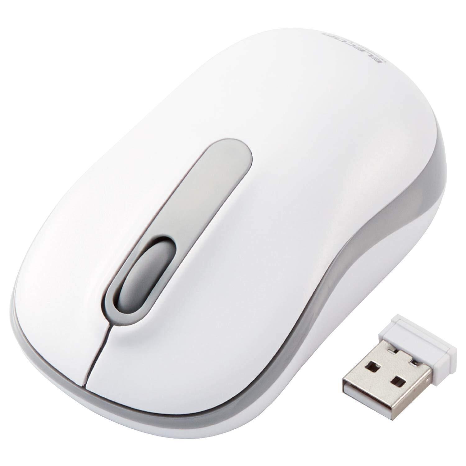 Elecom Wireless Mouse Quiet Antibacterial 3Button MSize white